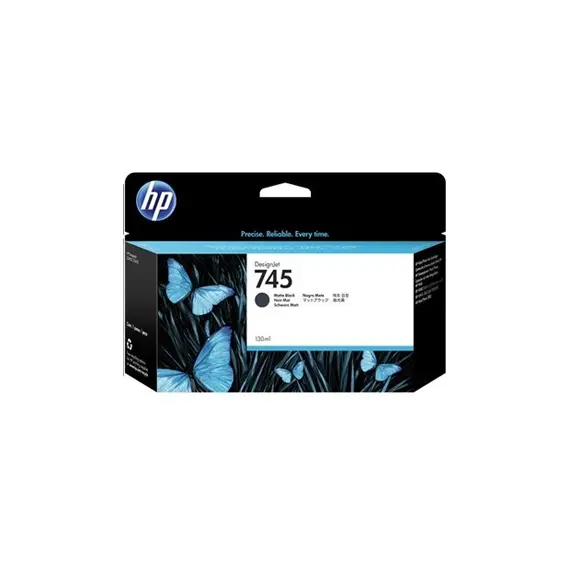 Tinteiro HP 745 Preto Matte F9J99A 130ml