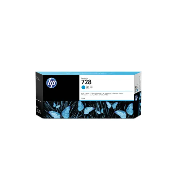 Tinteiro HP 728 Azul F9K17A 300ml