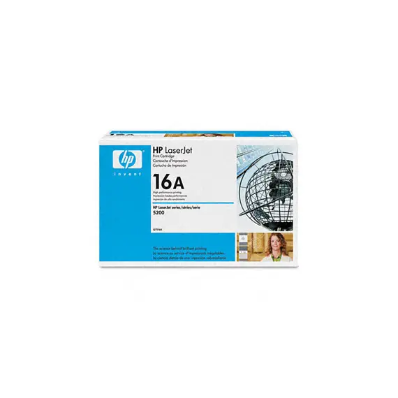 Toner HP 16A Preto Q7516A 12000 Pág.