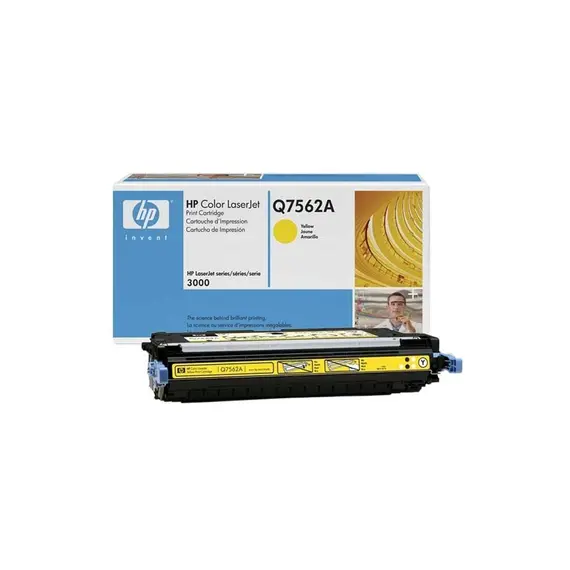 Toner HP Q7562A Amarelo 3500 Pág