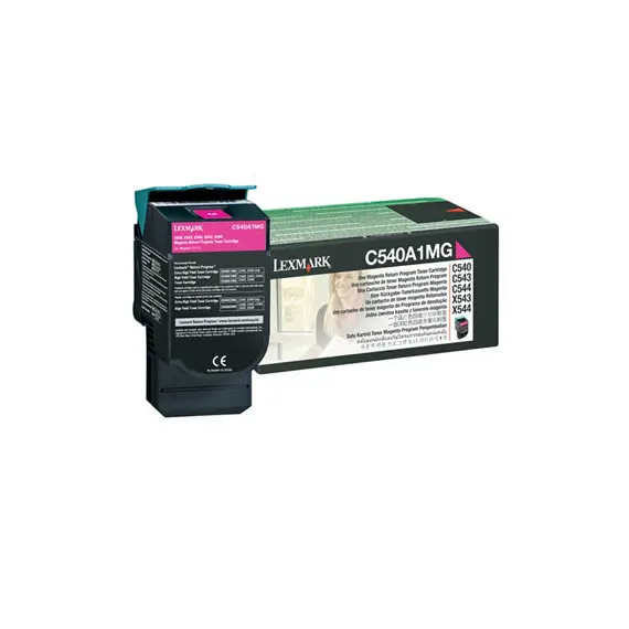 Toner LEXMARK Retorno Magenta C540A1MG 1000 Pág.