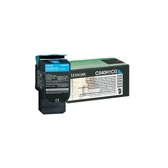 Toner LEXMARK Retorno Azul C540H1CG 2000 Pág.