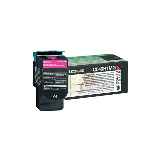Toner LEXMARK Retorno Magenta C540H1MG 2000 Pág.