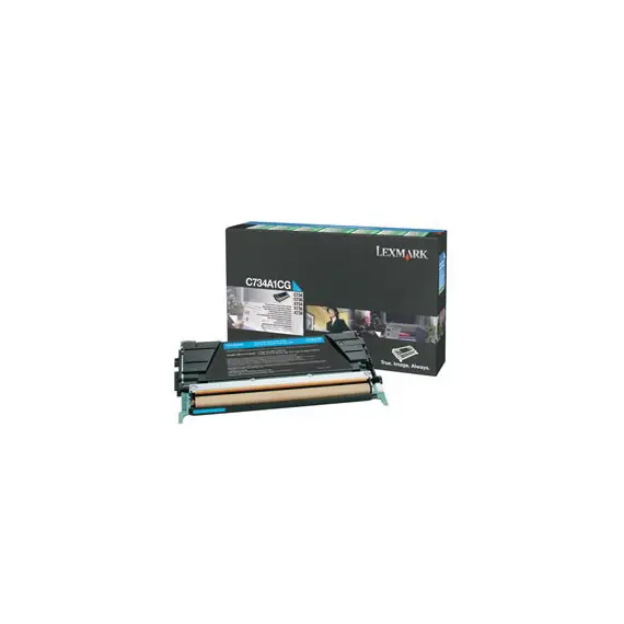 Toner LEXMARK Retorno Azul C734A1CG 6000 Pág.
