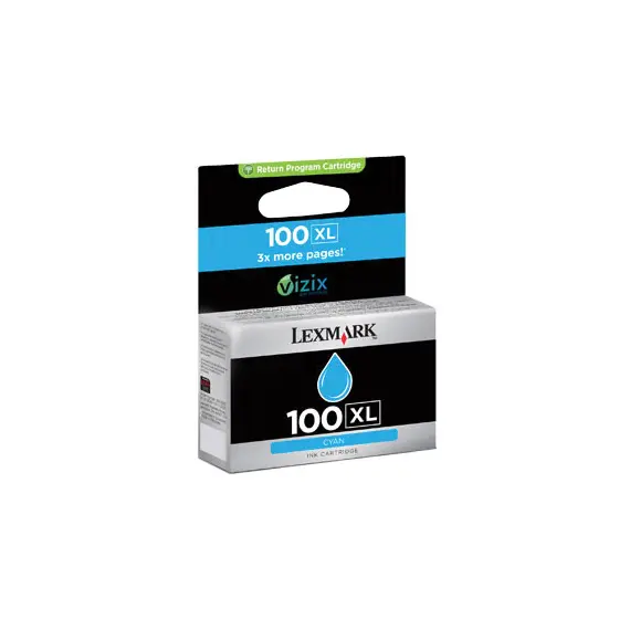 Tinteiro Lexmark 100XL Azul 14N1069E 7,4ml 600 Pág.