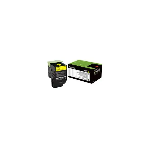 Toner LEXMARK Retorno 702Y Amarelo 70C20Y0 1000 Pág.