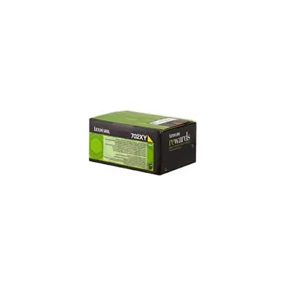 Toner LEXMARK Retorno 702XY Amarelo 70C2XY0 4000 Pág.