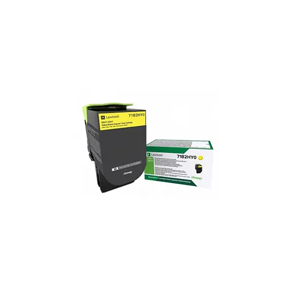 Toner LEXMARK Retorno Amarelo 71B2HY0 3500 Pág.