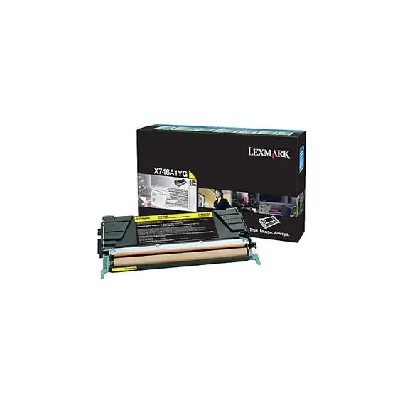 Toner LEXMARK Retorno X746 Amarelo X746A1YG 7000 Pág.