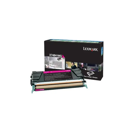 Toner LEXMARK Retorno X748 Magenta X748H1MG 10000 Pág.