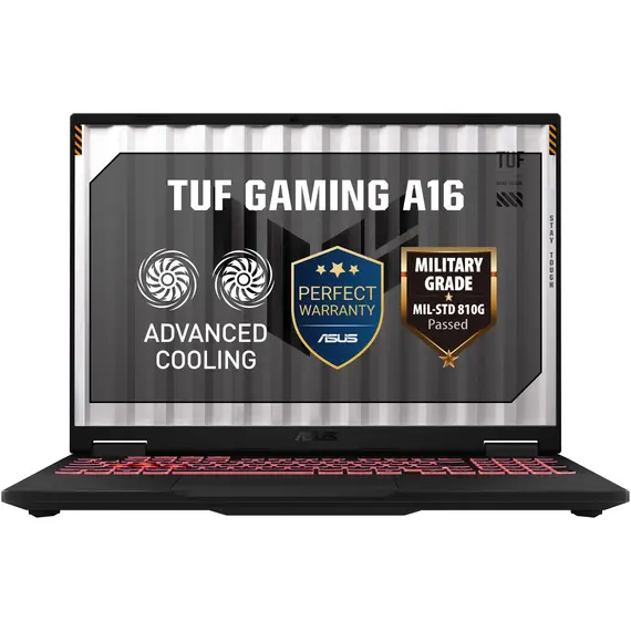ASUS TUF GAMING FA608UMI-R72B56CS1 AMD RYZEN 7 260 16.0INCH WUXGA 32GB 512GB PCIE G4 SSD GEFORCE RTX 5060 8GB GPU NOOS