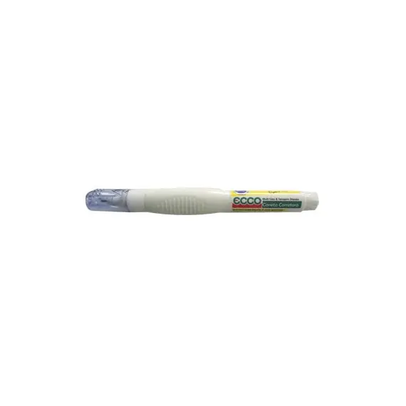 Caneta Corretora Ecco Ponta Metal Roller 7ml - Marca 320 | Loja BluePixel