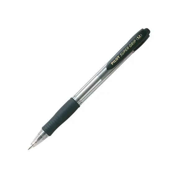 Esferográfica Pilot Super Grip M Retrátil Preto 1mm 1un