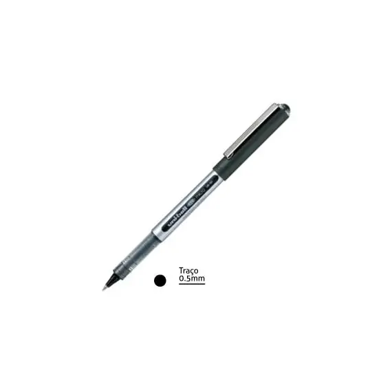 Marcador Roller Uniball UB150 0,5mm Preto - Pack com 12 unidades | bluepixel.pt