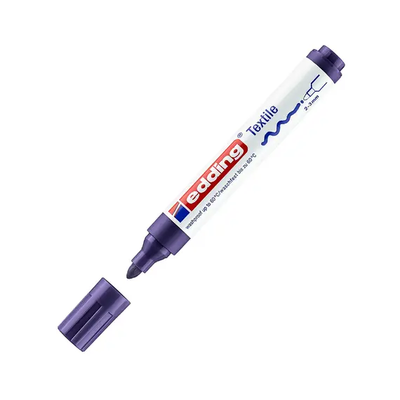 Marcador Tecidos Edding 4500 2-3mm Violeta 1un