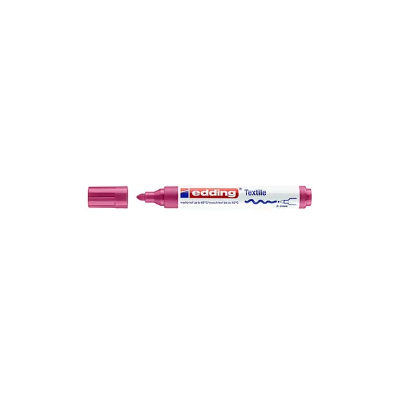 Marcador Tecidos Edding 4500 2-3mm Carmim 1un