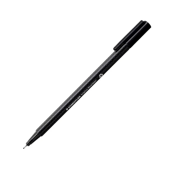 Marcador Fino Staedtler Fineliner 334 0,3mm Preto 1un