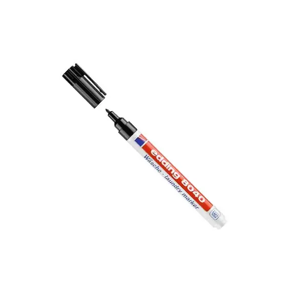 Marcador Tecidos Edding 8040 1mm Preto 1un