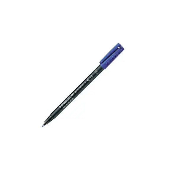 Marcador Permanente Fino Lumocolor 318F 0,6mm Azul 1un