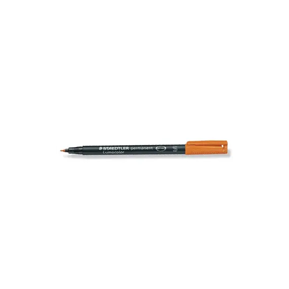 Marcador Permanente SuperFino 313-4 0,4mm Laranja 1un