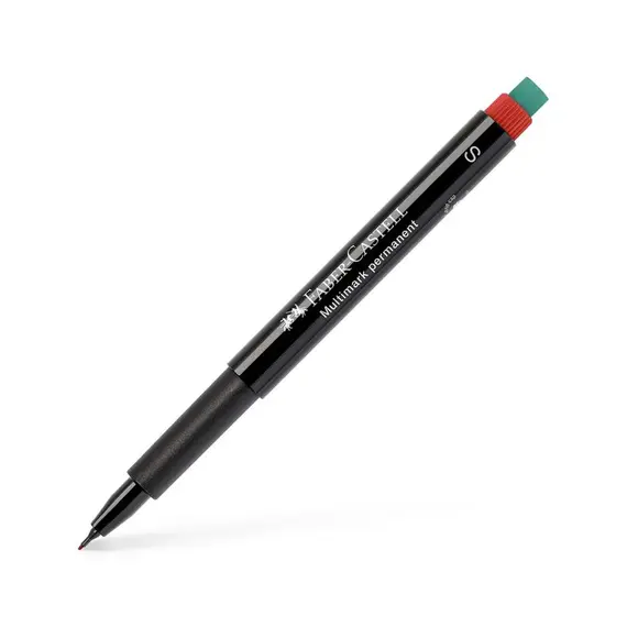 Marcador Permanente SuperFino 0,4mm Vermelho 1un