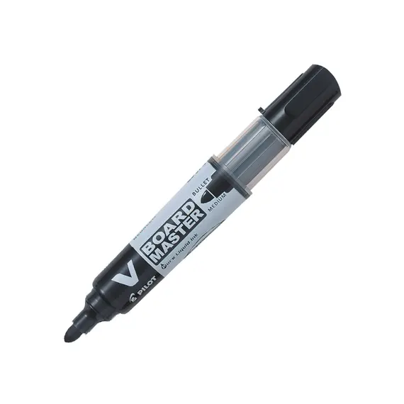 Marcador Quadros Brancos Recarregável Pilot VBoard Preto 1un