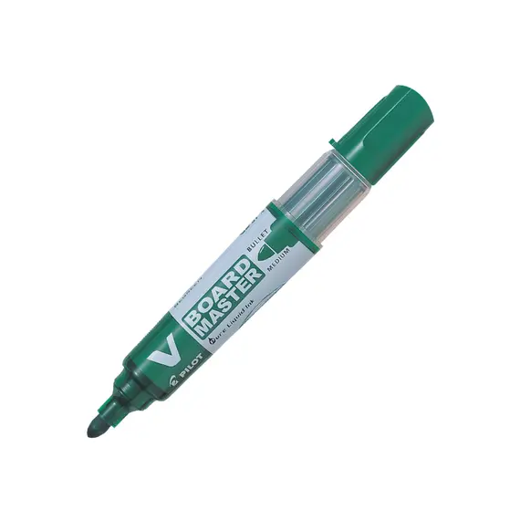 Marcador Quadros Brancos Recarregável Pilot VBoard Verde 1un