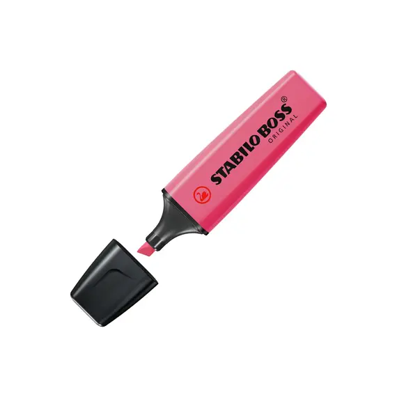 Marcador Fluorescente Stabilo 70/56 Rosa 10un
