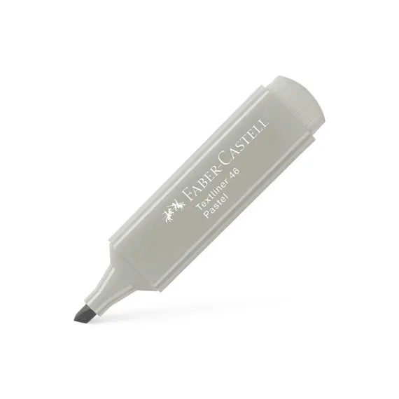 Marcador Fluorescente Faber Textliner 46 Cinza Pastel 10un