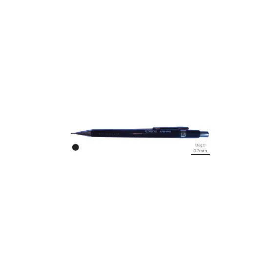 Lapiseira 0,7mm Epene EP18-0001  Preto 1un