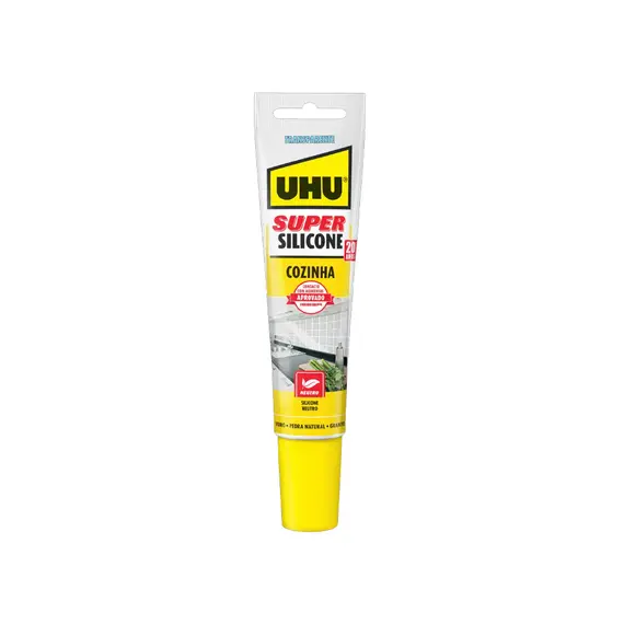 Super Silicone Cozinha Transparente UHU 150ml