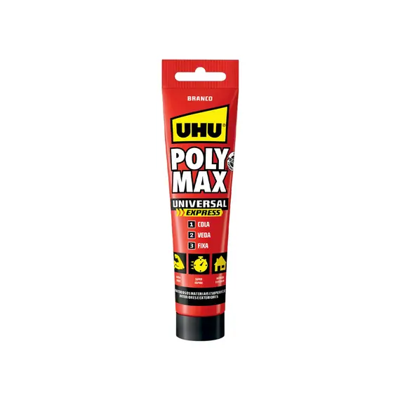 Cola e Veda Poly Max Express Tubo UHU 165g