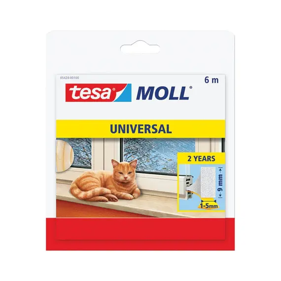 Fita Adesiva Espuma Veda Portas 9mmx6m Tesa