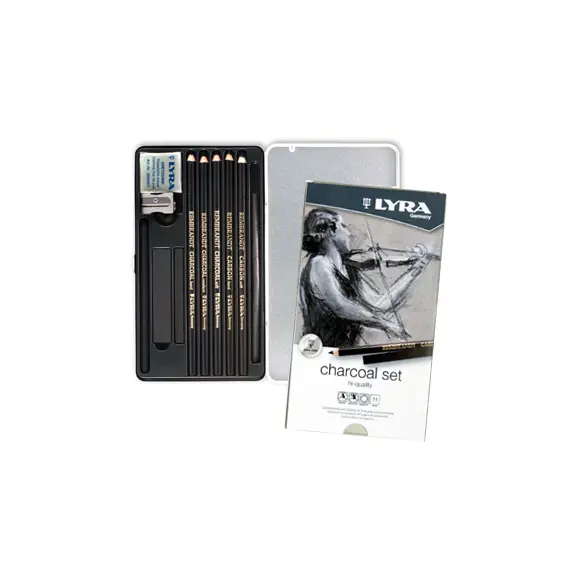 Lápis de Carvão LYRA Rembrandt Set 11 Unidades | Marca 294 | Loja BluePixel