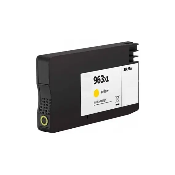 Tinteiro Compatível HP 963XL Amarelo 3JA29A 1600 Pág.