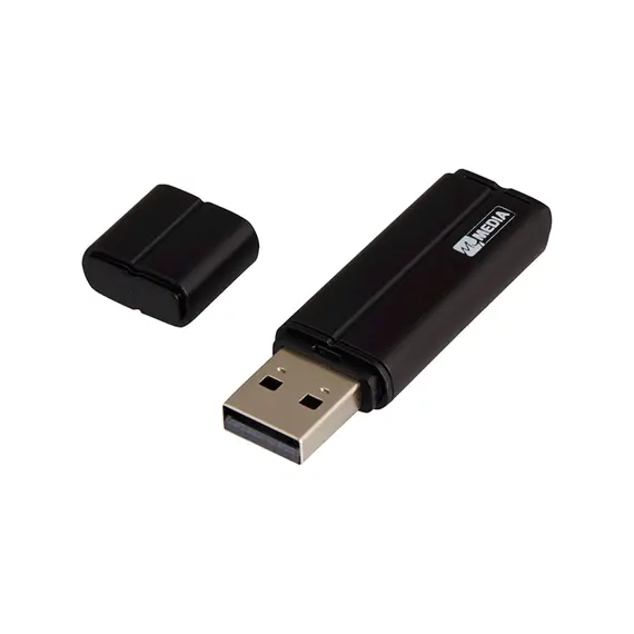 Pen Drive 64GB USB-A 2.0 MYMEDIA Preto