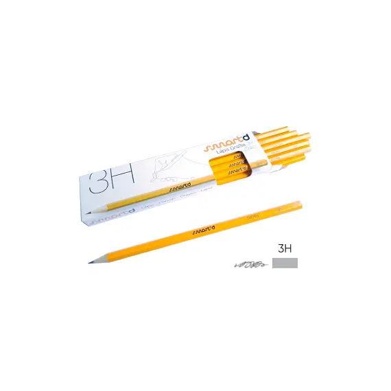 Lápis Grafite 3H SmartD Cx 12un