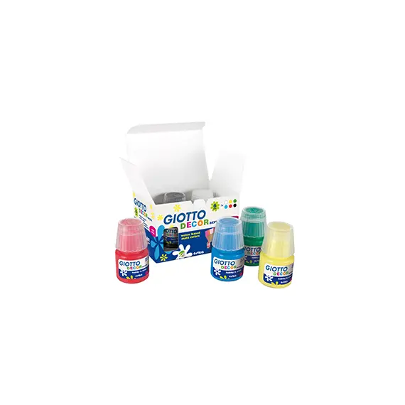 Giotto Guache Decor Acrílico 25ml x 6 Cores - Material de Arte de Qualidade | bluepixel.pt