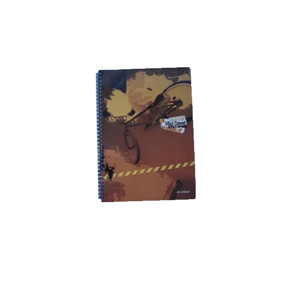 Caderno Espiral A5 Quadriculado Ambar Mad Speed 120 Folhas | Loja BluePixel
