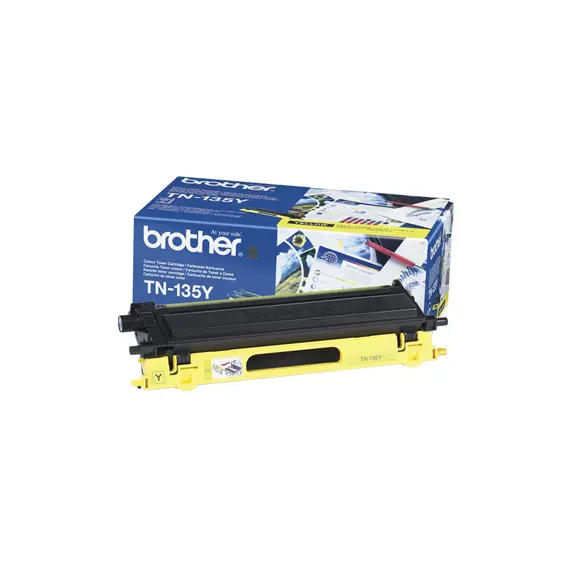 Toner Compatível Brother TN-135Y Amarelo 4000 Pág.