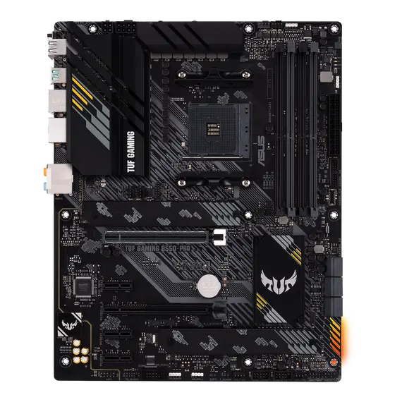 ASUS TUF GAMING B550-PRO AM4 PCIe 4.0 dual M.2 x16 SATA 6Gbps 2.5Gb Ethernet HDMI DisplayPort