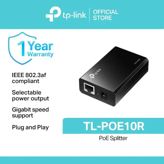 TP-LINK IEEE 802.3af PoE splitter