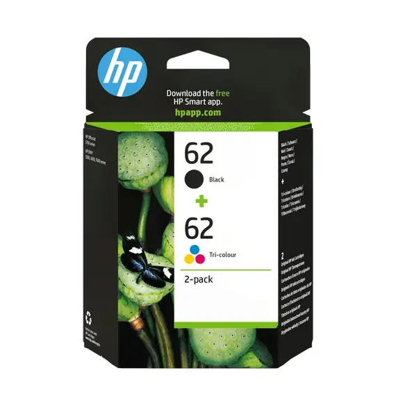 HP 62 original Ink cartridge N9J71AE 301 combo 2-Pack