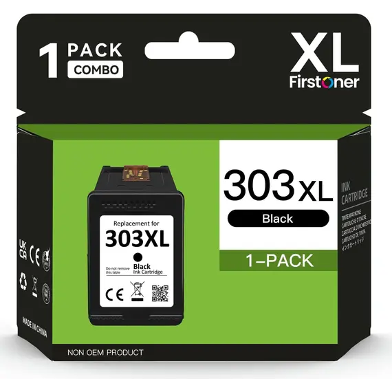 HP 303XL High Yield Black Ink Cartridge