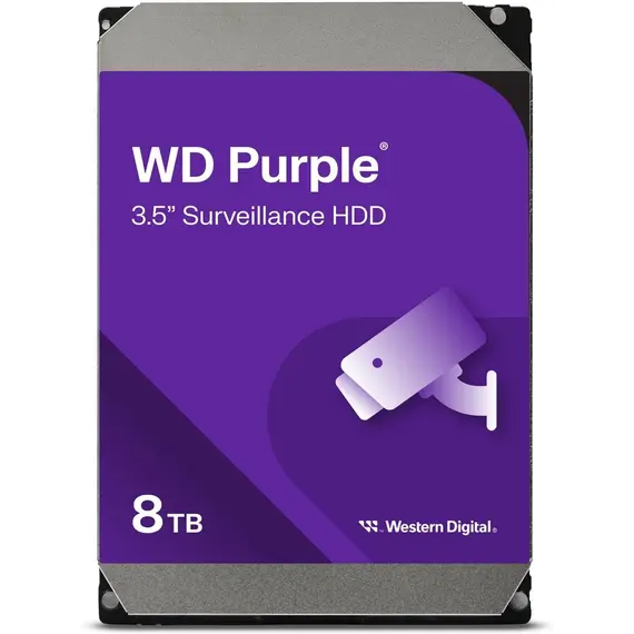 Disco 3.5 8TB WD Purple 128Mb SATA 6Gb/s 56rp Surveillance
