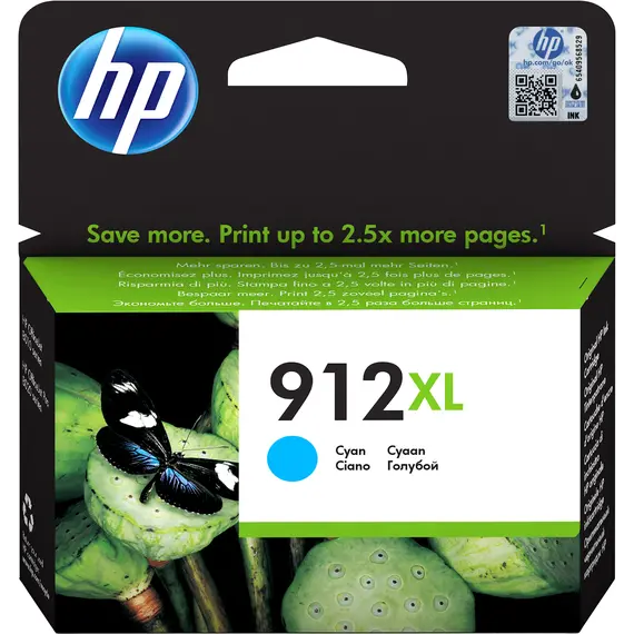 HP 912XL High Yield Cyan Ink