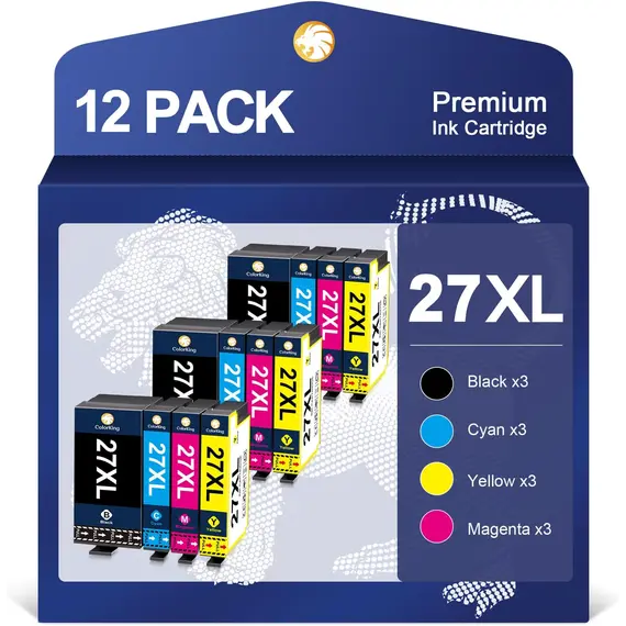 Tinteiro EPSON 27 Multipack 3 Cores XL - WF-3620/3640/7110/7610/7620