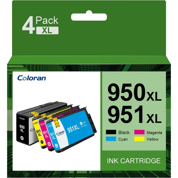 HP 950 Black 951 CMY Original Ink Cartridge 4-Pack