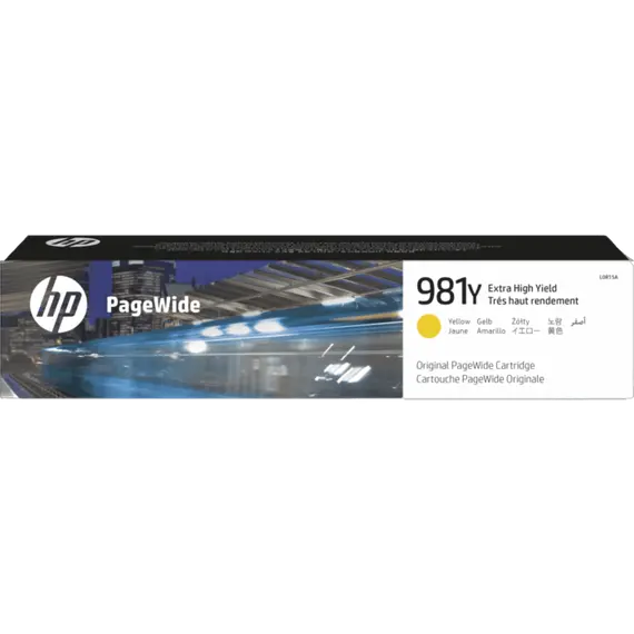 HP 981Y original Extra High Yield Yellow PageWide Cartridge L0R15A