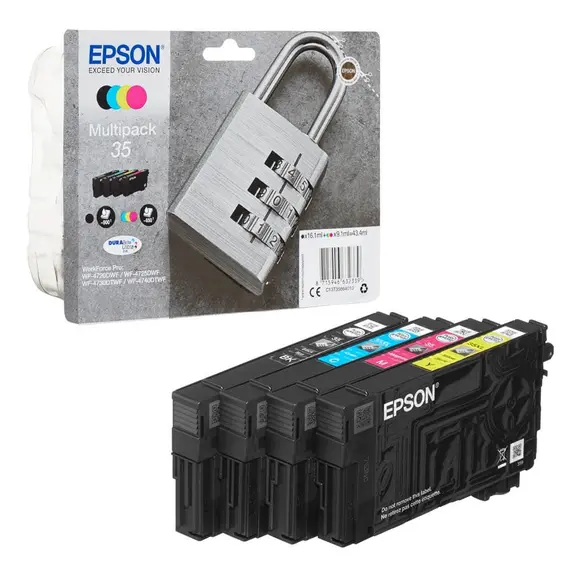 Tinteiro EPSON 35 Multipack 4 Cores + Alarme RF - WF-47xx